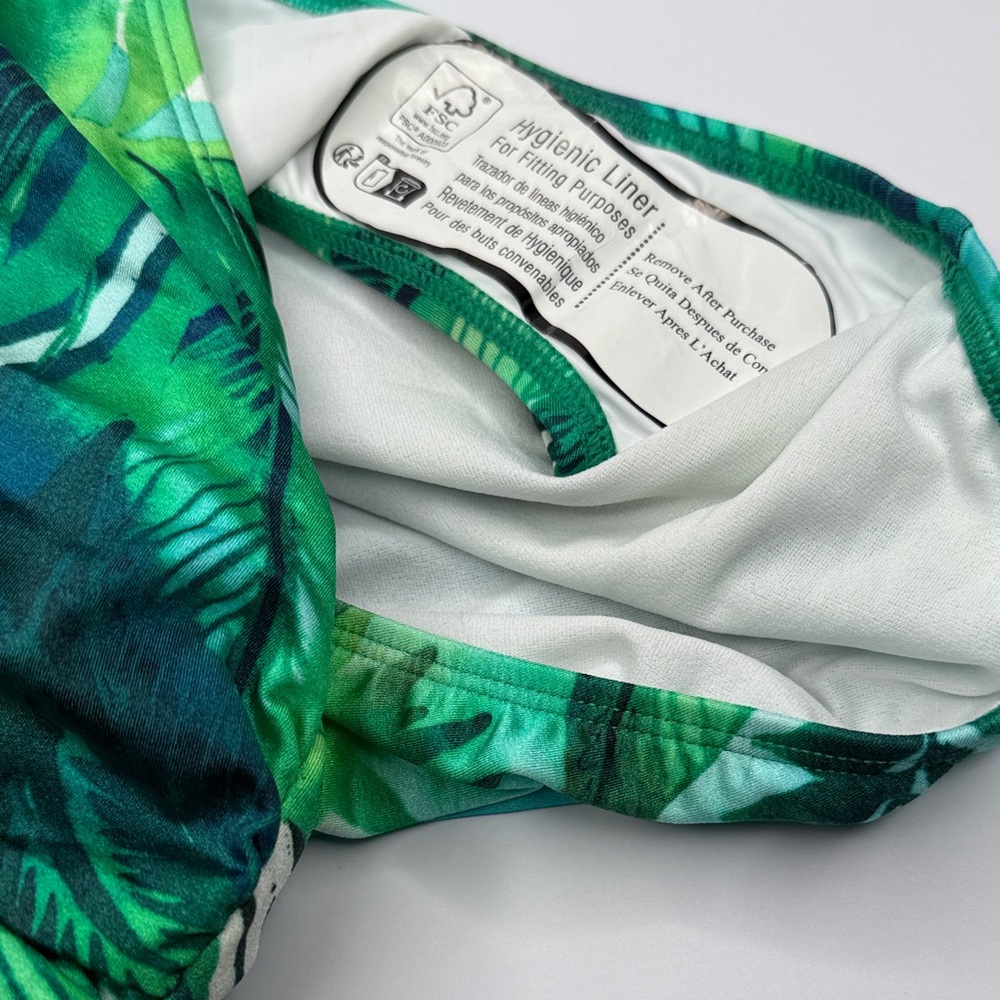 LAUREN RALPH LAUREN Cartago Palms Ring Over The Shoulder One-Piece Swimsuit - Picture 9 of 11